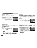 Предварительный просмотр 63 страницы Samsung NV11 - Digital Camera - Compact Manual Del Usuario