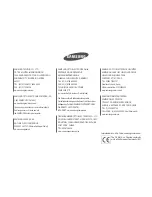 Preview for 102 page of Samsung NV20 - Digital Camera - Compact Manual Del Usuario