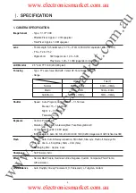 Предварительный просмотр 4 страницы Samsung NV20 - Digital Camera - Compact Service Manual