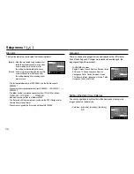 Предварительный просмотр 71 страницы Samsung NV20 - Digital Camera - Compact User Manual