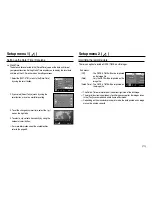 Предварительный просмотр 72 страницы Samsung NV20 - Digital Camera - Compact User Manual