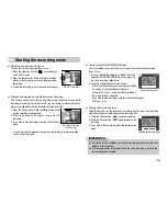 Предварительный просмотр 20 страницы Samsung NV3 - Digital Camera - Compact User Manual