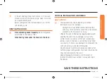 Предварительный просмотр 11 страницы Samsung NV51K7770SS User Manual