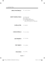 Preview for 2 page of Samsung NV66*37 Series User Manual