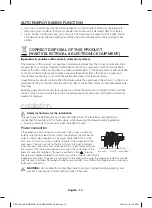 Preview for 10 page of Samsung NV66*37 Series User Manual