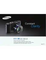 Samsung NV7 OPS - Digital Camera - Compact User Manual предпросмотр