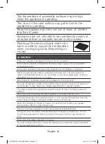 Предварительный просмотр 5 страницы Samsung NV70F57 Series User Manual