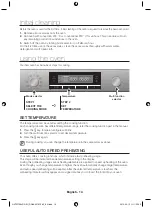 Предварительный просмотр 14 страницы Samsung NV70F7584DS User Manual