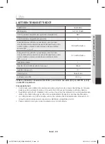 Предварительный просмотр 107 страницы Samsung NV70F7796ES User Manual