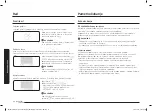 Preview for 42 page of Samsung NV70K1340BS/OL User & Installation Manual