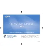 Samsung NX10 Quick Start Manual preview
