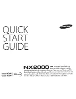 Samsung Nx2DDD Quick Start Manual предпросмотр