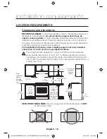 Предварительный просмотр 18 страницы Samsung NX58H9500WS Installation Manual