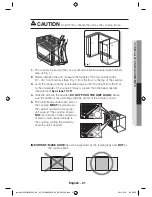 Предварительный просмотр 21 страницы Samsung NX58H9500WS Installation Manual