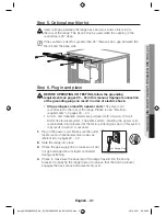 Предварительный просмотр 31 страницы Samsung NX58H9500WS Installation Manual