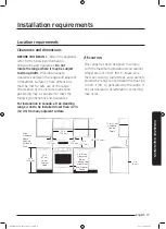 Предварительный просмотр 17 страницы Samsung NX58J7750SS Installation Manual