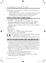 Preview for 16 page of Samsung NZ63F3NM1AB User Manual