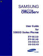 Samsung OfficeServ 5000D Series User Manual preview