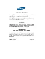 Предварительный просмотр 2 страницы Samsung OfficeServ 5000D Series User Manual