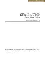 Preview for 1 page of Samsung OFFICESERV 7100 Description