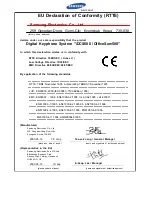 Preview for 3 page of Samsung OfficeServ DS-5012L User Manual