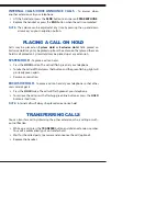 Preview for 3 page of Samsung OFFICESERV ITP-5021D Quick Reference Manual