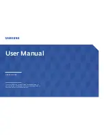 Preview for 1 page of Samsung OH24E User Manual