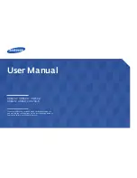 Preview for 1 page of Samsung OM46D-W User Manual