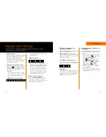 Предварительный просмотр 10 страницы Samsung ORANGE A110e Quick Reference Manual