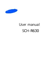 Предварительный просмотр 1 страницы Samsung P O R T A B L E D U A L - B A N D SCH-R630 User Manual