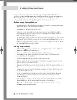 Preview for 2 page of Samsung P1001 Owner'S Instructions Manual