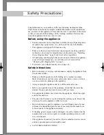 Preview for 2 page of Samsung P6091 Owner'S Instructions Manual