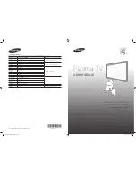 Samsung PA60H5000 User Manual preview