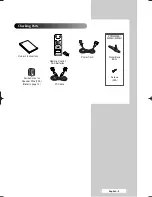 Preview for 3 page of Samsung PANTALLA PDP PROFESSIONAL PPM42M6H Owner'S Instructions Manual