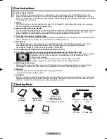 Preview for 2 page of Samsung PDP-MONITOR (PLASMADISPLAYPANE Owner'S Instructions Manual