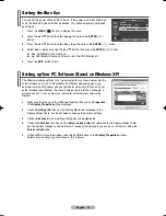 Preview for 15 page of Samsung PDP-MONITOR (PLASMADISPLAYPANE Owner'S Instructions Manual