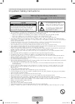 Preview for 2 page of Samsung PE43H4500 User Manual