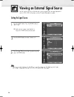 Preview for 36 page of Samsung PL-42D4S Owner'S Instructions Manual