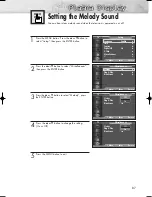 Preview for 87 page of Samsung PL-42D4S Owner'S Instructions Manual