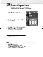 Preview for 62 page of Samsung PL-42D5S Owner'S Instructions Manual