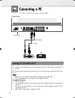 Preview for 74 page of Samsung PL-42D5S Owner'S Instructions Manual