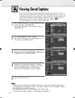 Preview for 92 page of Samsung PL-42D5S Owner'S Instructions Manual