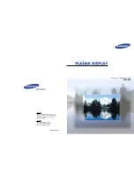 Предварительный просмотр 1 страницы Samsung PL-42P3S Owner'S Instructions Manual