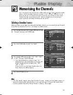 Предварительный просмотр 37 страницы Samsung PL-42P5H Owner'S Instructions Manual