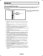 Preview for 62 page of Samsung PL-42Q91HDP Owner'S Instructions Manual