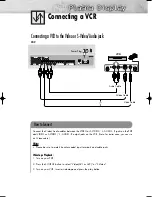 Preview for 3 page of Samsung PL-50D4H Connection Manual