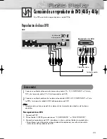 Предварительный просмотр 23 страницы Samsung PL-50D4H Manual Del Instrucción