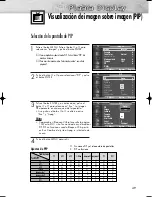 Предварительный просмотр 49 страницы Samsung PL-50D4H Manual Del Instrucción