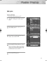 Предварительный просмотр 81 страницы Samsung PL-50D4H Manual Del Instrucción