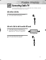 Preview for 21 page of Samsung PL-50P5H Owner'S Instructions Manual